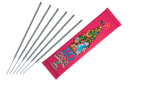  Бенгальские свечи 6 шт 170 мм в пакете  в Самаре